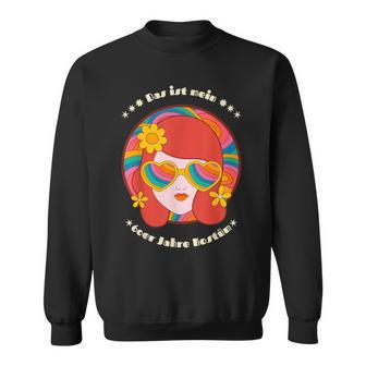 Das Ist Mein 60S Jahre Costume Hippie Love Party Fancy Dress Sweatshirt - Seseable