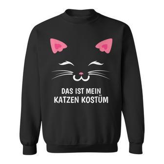 Das Ist Mein Katzens Costume Party Carnival Sweatshirt - Seseable