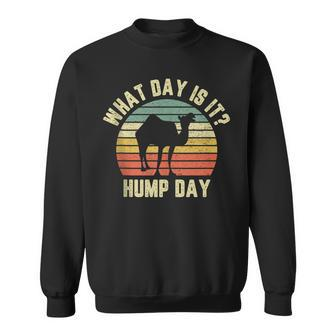 What Day Is It Camel Retro Hump Day Sweatshirt - Monsterry