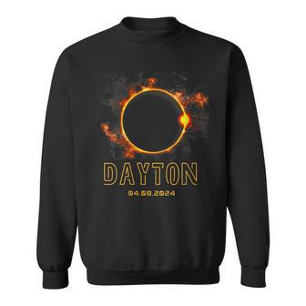 Dayton Ohio Total Solar Eclipse 2024 April 8Th Souvenir Sweatshirt - Thegiftio UK