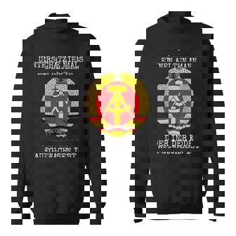 DDR-Ära Experte Sweatshirt, Unterhaltsames Motiv für Männer - Seseable