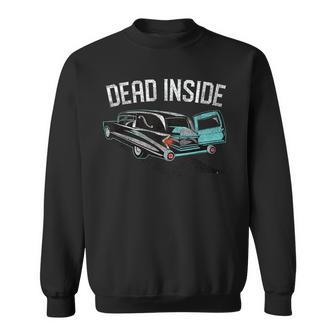 Dead Inside Casket Hearse Sweatshirt - Monsterry UK