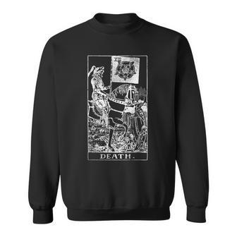 Death Tarot Card Xiii Vintage Sweatshirt - Monsterry UK