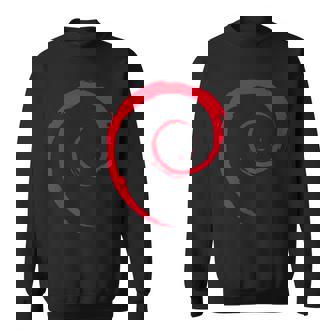 Debian Spiral Logo Os Open Source Pour Les Amoureux De Linux Sweater e - Cadeauxyz