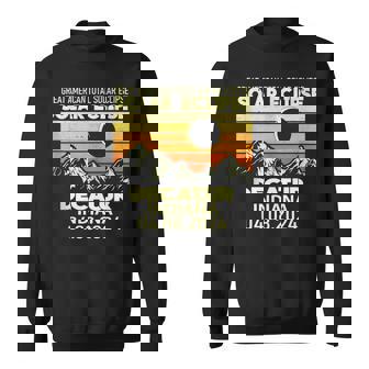 Decatur Indiana Total Solar Eclipse 2024 Sweatshirt - Thegiftio