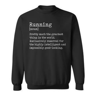 Definition Runner Graphic Running Jogger Sports Athlete Sweatshirt - Monsterry CA