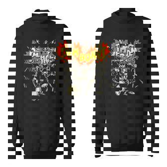 Dem Bones Groupe De Rock Squelette Dansant Sweater e - Cadeauxyz