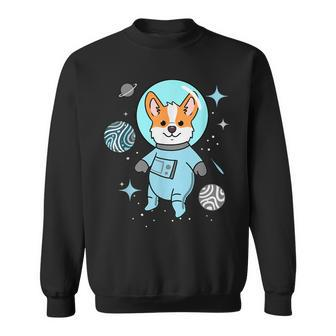 Demiboy Corgi In Space Demiboy Pride Sweatshirt - Monsterry DE