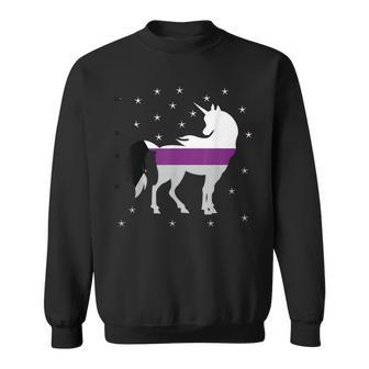 Demisexual Pride Flag Demisexual Unicorn Sweatshirt - Monsterry UK