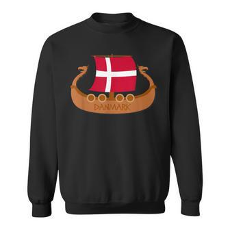 Denmark Flag Danish Pride Danmarkiking History Nordic Sweatshirt - Geschenkecke