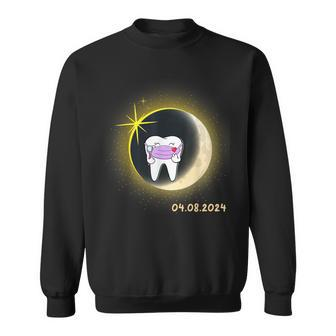 Dentist Total Solar Eclipse 2024 Th Dental Solar Eclipse Sweatshirt - Monsterry AU