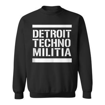 Detroit Techno Militia Standard Size Logo Sweatshirt - Monsterry AU