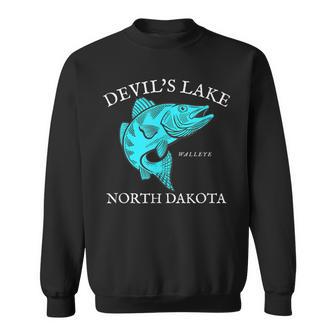 Devil’S Lake North Dakota Walleye Fishing Sweatshirt - Monsterry