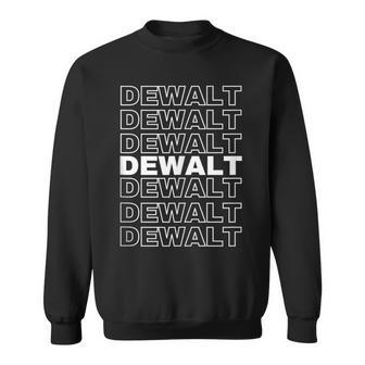 Dewalt Proud Family Retro Reunion Last Name Surname Sweatshirt - Seseable