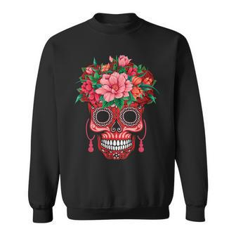 Dia De Los Muertos Valentine's Day Sweatshirt - Seseable