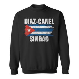 Diaz Canel Singao Diazca Cuba Support Protest Patria Flag Sweatshirt - Monsterry UK