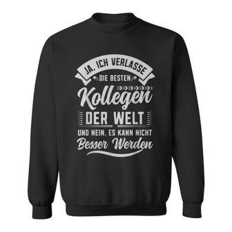 Die Beste Kollegen German Language Black S Sweatshirt - Seseable