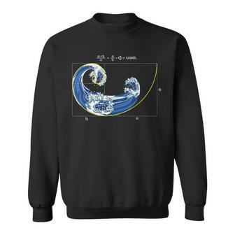 Die Große Fibonacci-Welle S Sweatshirt - Seseable