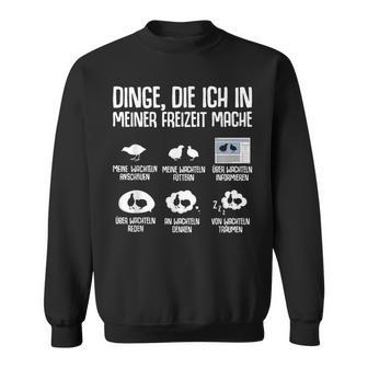 Die Ich In Meiner Freizeit Mache Quail Sweatshirt - Seseable