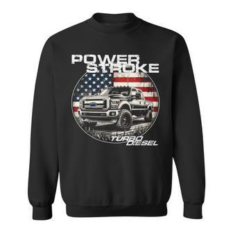 Diesel Power Stroke Truck 67 Coal Rolling Diesel Power Sweatshirt - Seseable