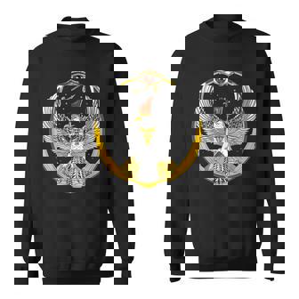 Dieu Égyptien Horus Faucon Pyramides Égyptiennes Ankh Sweater e - Cadeauxyz
