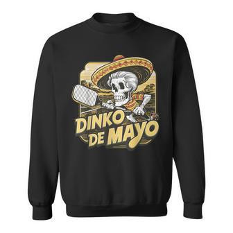 Dinko De Mayo Pickleball Cinco De Mayo Skeleton Men Sweatshirt - Seseable