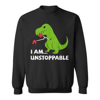 Dinosaur I Am Unstoppable T-Rex Sweatshirt - Monsterry DE