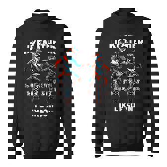 Dirt Bike Family Father Son Motocross Off-Road Mx Dad Boys Sweatshirt - Thegiftio UK