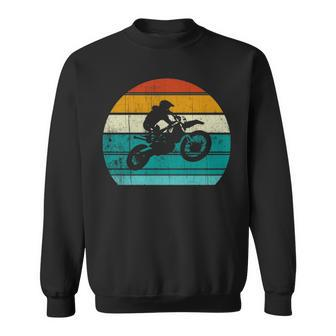 Dirt Bike Motocross Motorcycle Vintage Retro Boys Sweatshirt | Mazezy