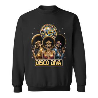 Disco Diva 70S 80S Dancing Party Retro Vintage Disco Sweatshirt - Monsterry UK