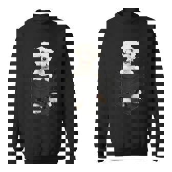 Divertido Bichón Frisé En Tu Bolsillo Para Los Amantes De Los Perros Bichon Frise Camisa de entrenamiento - Regaloses