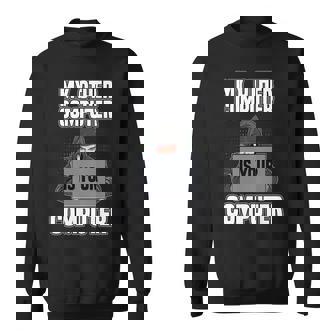 Divertido Mi Otra Computadora Es Tu Pro Hacker Manga Larga Camisa de entrenamiento - Regaloses