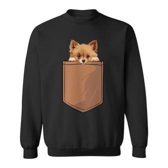Divertido Perro Pomerania En Bolsillo Amantes Pomerania Camisa de entrenamiento - Regaloses
