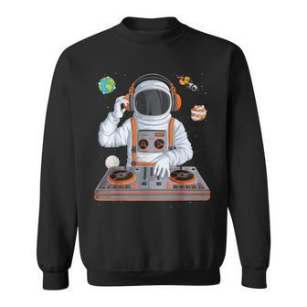 Dj Astronaut Techno Music Lover Outer Space Spaceman Men Sweatshirt - Monsterry CA