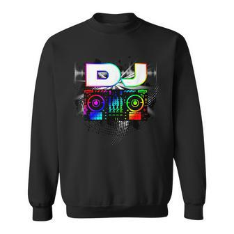 Dj Music Lover Music Player Sound Cool Sweatshirt - Thegiftio UK