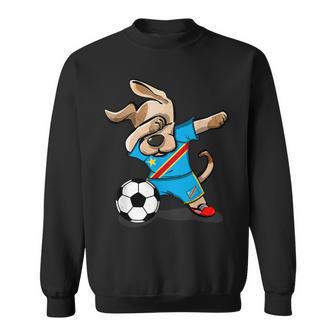 Dog Dabbing Dr Congo Soccer Jersey Congolese Football Sweatshirt - Monsterry