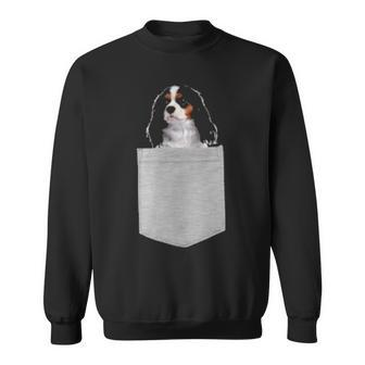 Dog In Your Pocket Cavalier King Charles Spaniels Sweatshirt | Mazezy