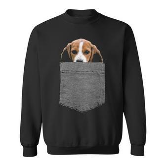 Dog In Your Pocket T Beagle Sweatshirt | Mazezy
