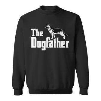 The Dogfather German Shepherd For Dad Fathers Day Sweatshirt - Monsterry CA