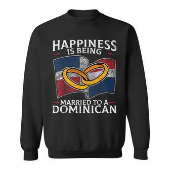 Dominican Republic Marriage Dominican Heritage Married Sweatshirt - Monsterry