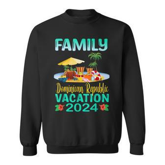 Dominican Republic Vacation 2024 Retro Matching Family Group Sweatshirt | Mazezy UK