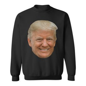 Donald J Trump Das Gesicht Des Präsidenten Auf Einem Meme Sweatshirt - Seseable