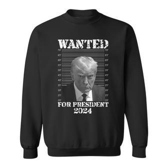Donald Trump Not Guilty Shot 2024 Wanted For President Sweatshirt - Monsterry UK