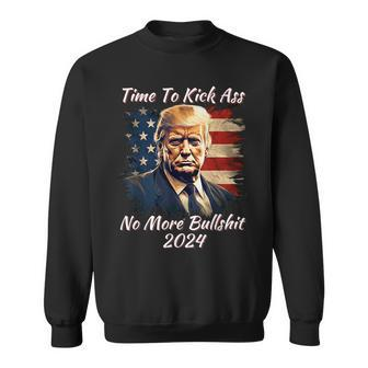Donald Trump My President 2024 America Shot Flag Sweatshirt - Monsterry UK