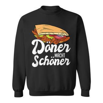 Doner Macht Schönen Kebap Saying Black S Sweatshirt - Seseable