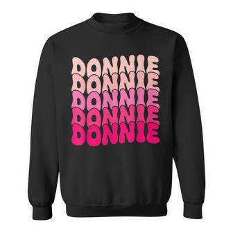 Donnie Vintage Personalized Name I Love Donnie Sweatshirt | Seseable UK