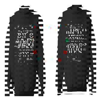 I Don't Matching Christmas Outfit But I Do Christmas Couple Sweatshirt - Thegiftio
