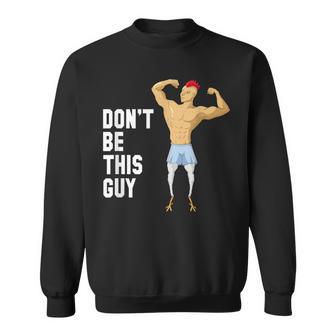 Don't Skip Leg Day Gym Illustration Sweatshirt - Monsterry DE