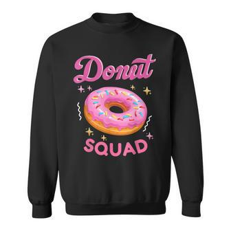 Donut Squad Cute Donut Sprinkle Lover Birthday Girls Party Sweatshirt - Monsterry