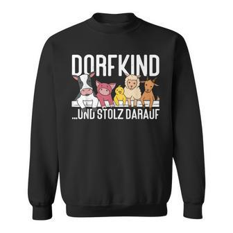 Dorfkind Und Stolz Darauf  Farmers Children's Sweatshirt - Seseable